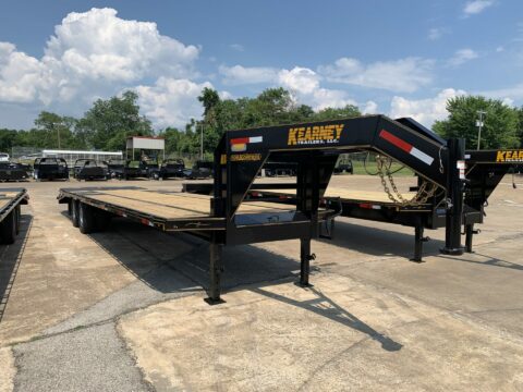 32' gooseneck flatbed w/ 10000 # axles - Pearman Trailer Sales | Alto, TX